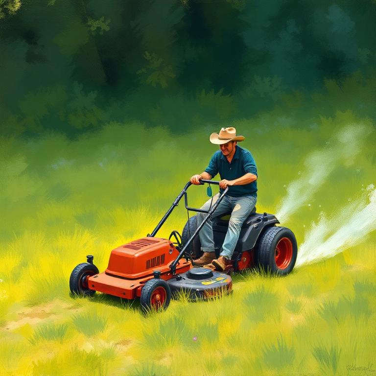 Cover art for Mowing The Lawn With A Brush Hog